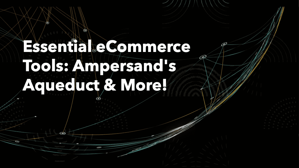 Graphic promoting Essential eCommerce Tools webinar.